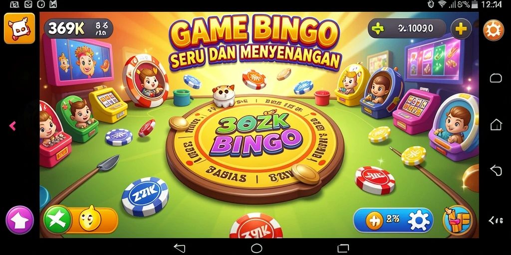 Tampilan menarik dari gameplay Bingo yang seru di 369ZK.