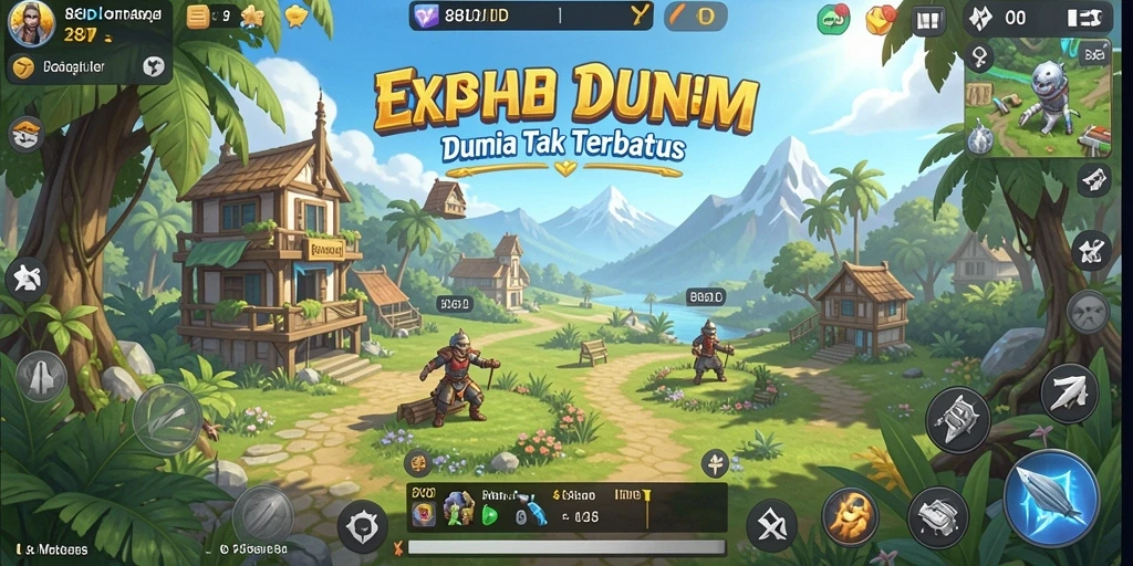 Tampilan gameplay dunia terbuka yang menakjubkan dalam 88ID.