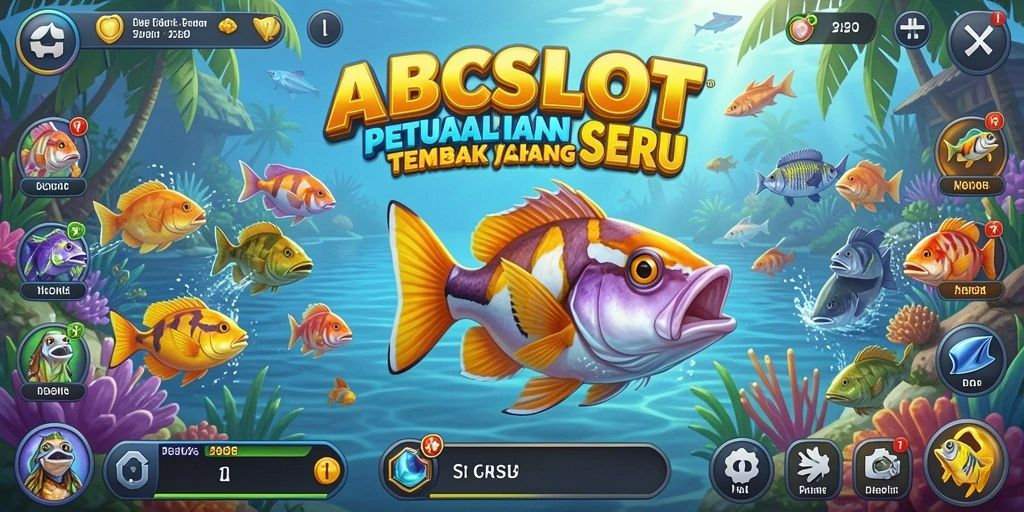 Screenshot gameplay menunjukkan aksi seru dalam menembak ikan.