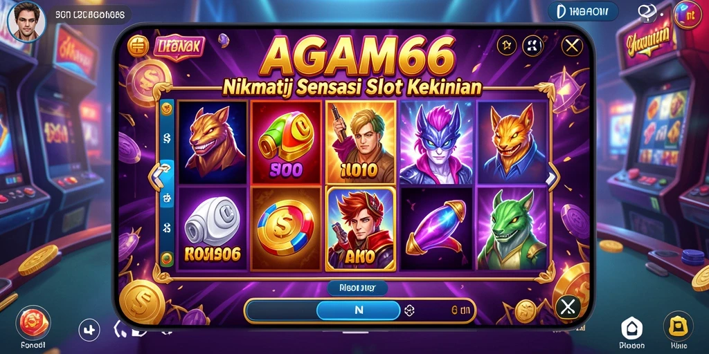 Tangkapan layar AGAM66 menampilkan desain slot yang menawan.