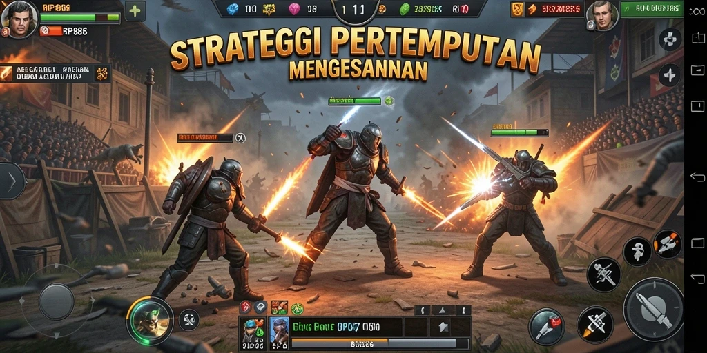 Tangkapan layar yang menunjukkan aksi pertempuran taktis dalam RP886.